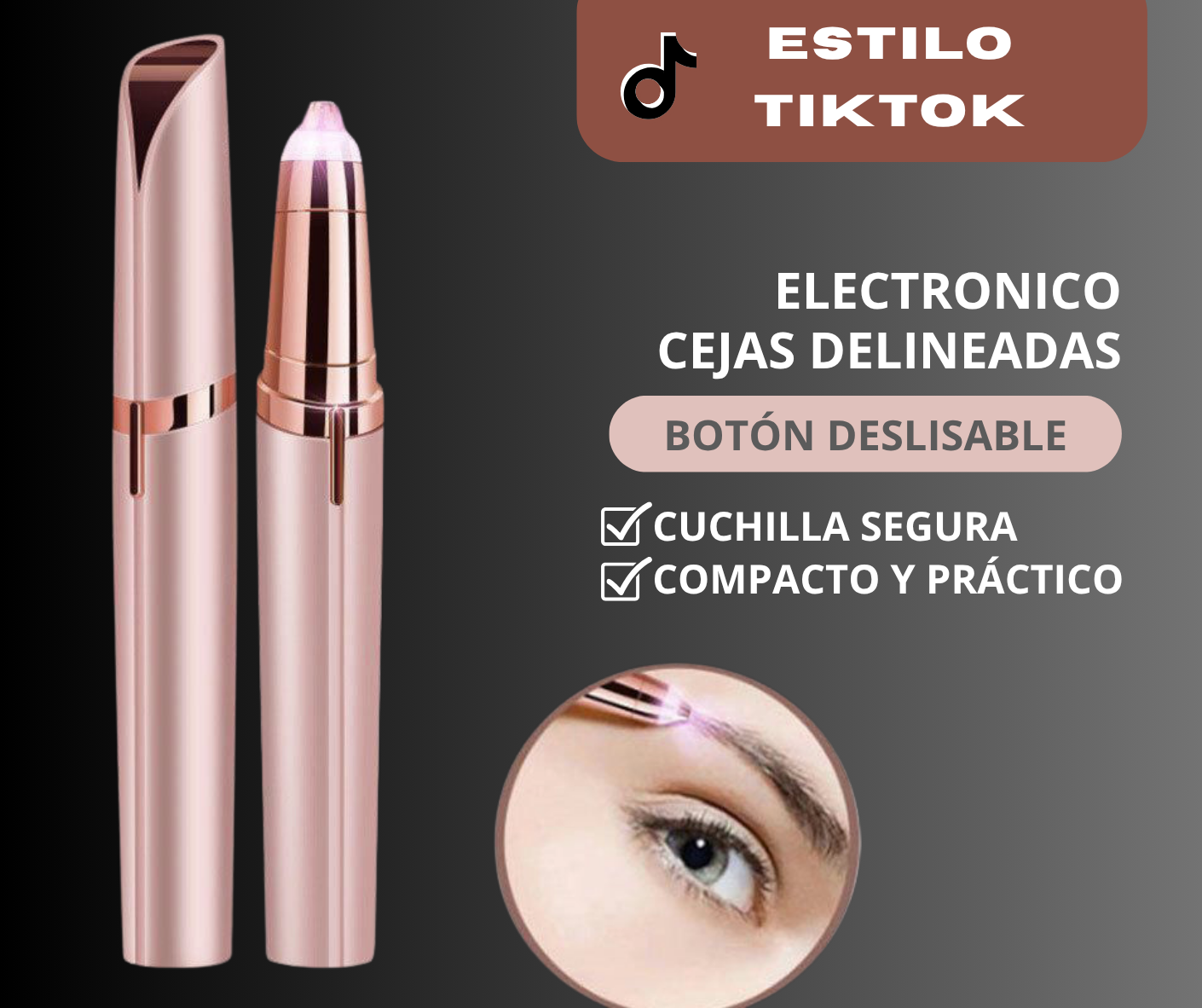 DEPILADORA DE CEJA PORTÁTIL