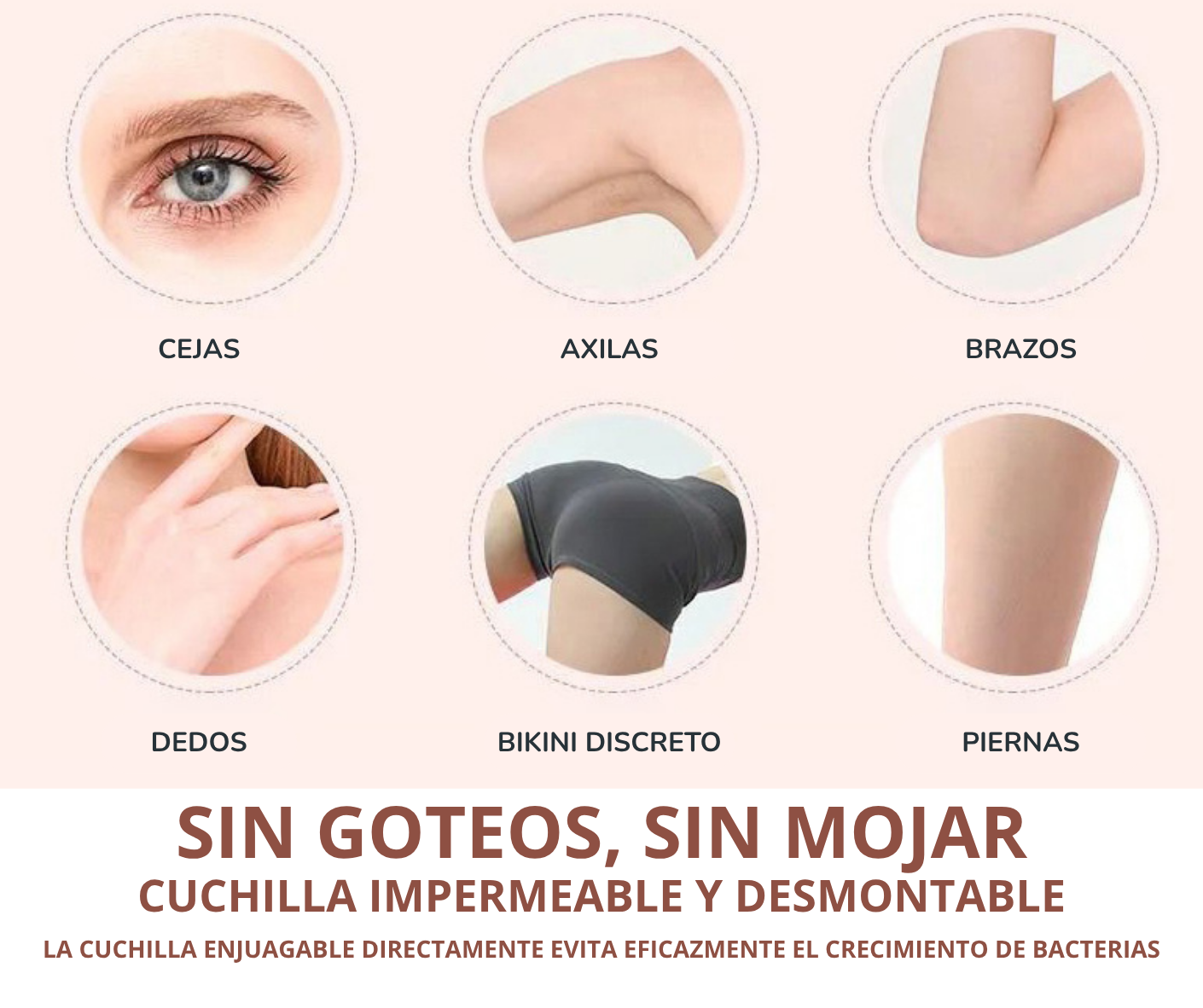 DEPILADORA DE CEJA PORTÁTIL