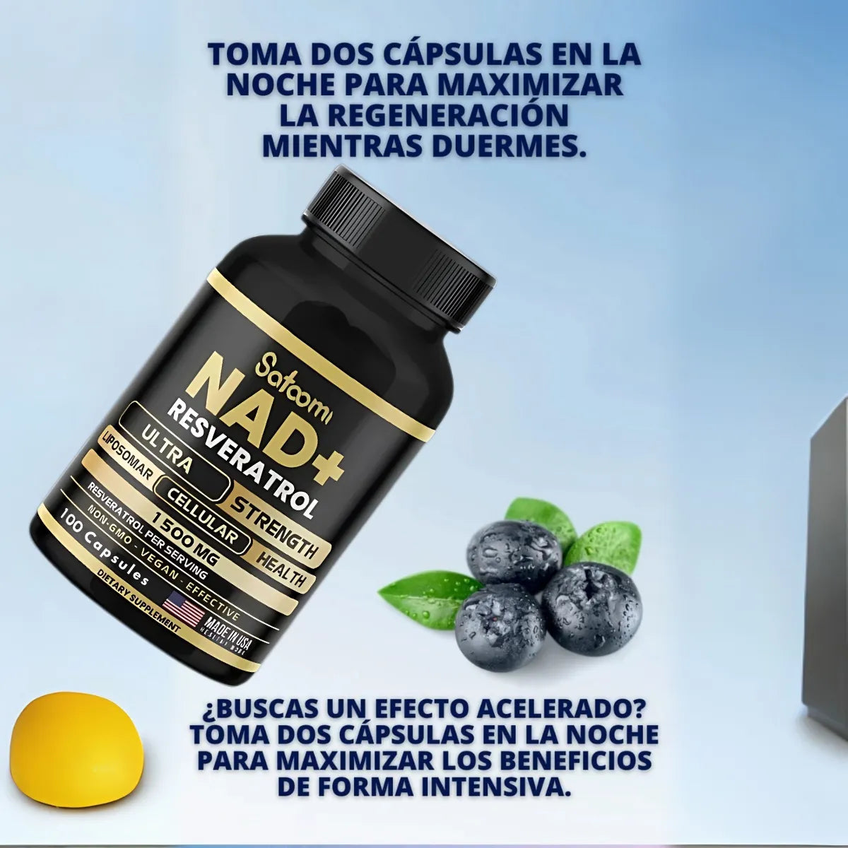 CÁPSULAS NAD + RESVERATROL