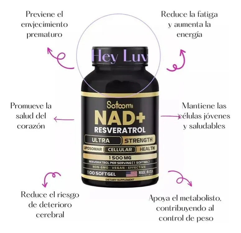 CÁPSULAS NAD + RESVERATROL