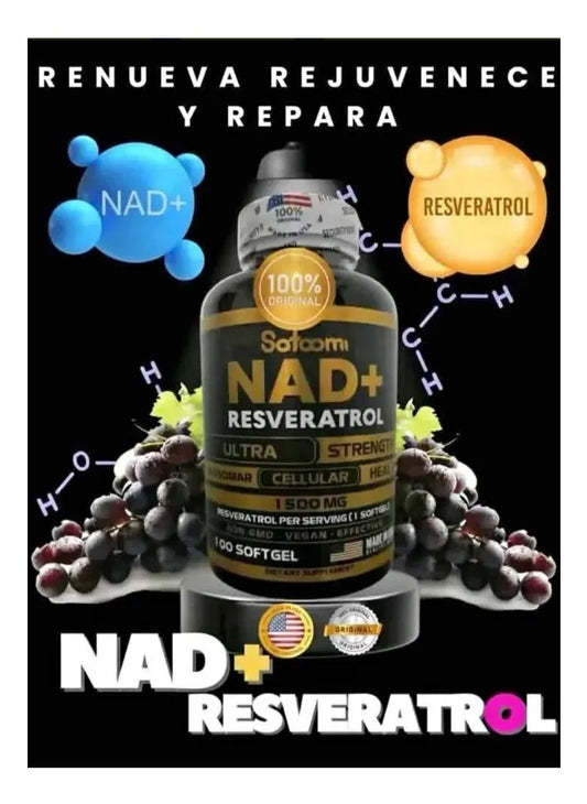 CÁPSULAS NAD + RESVERATROL