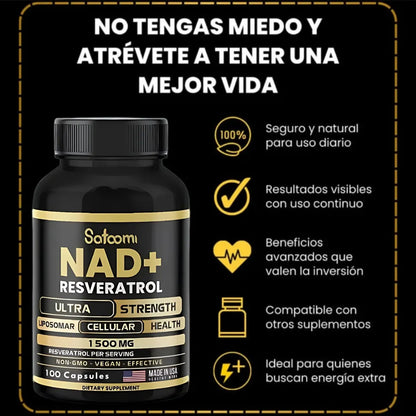 CÁPSULAS NAD + RESVERATROL